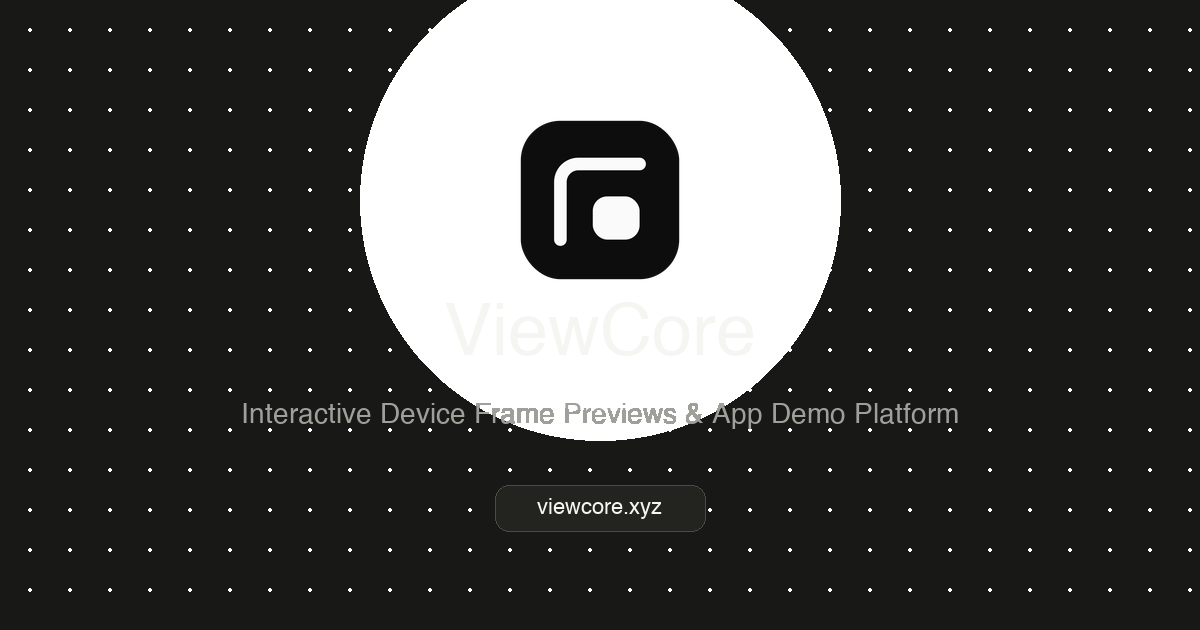ViewCore screenshot